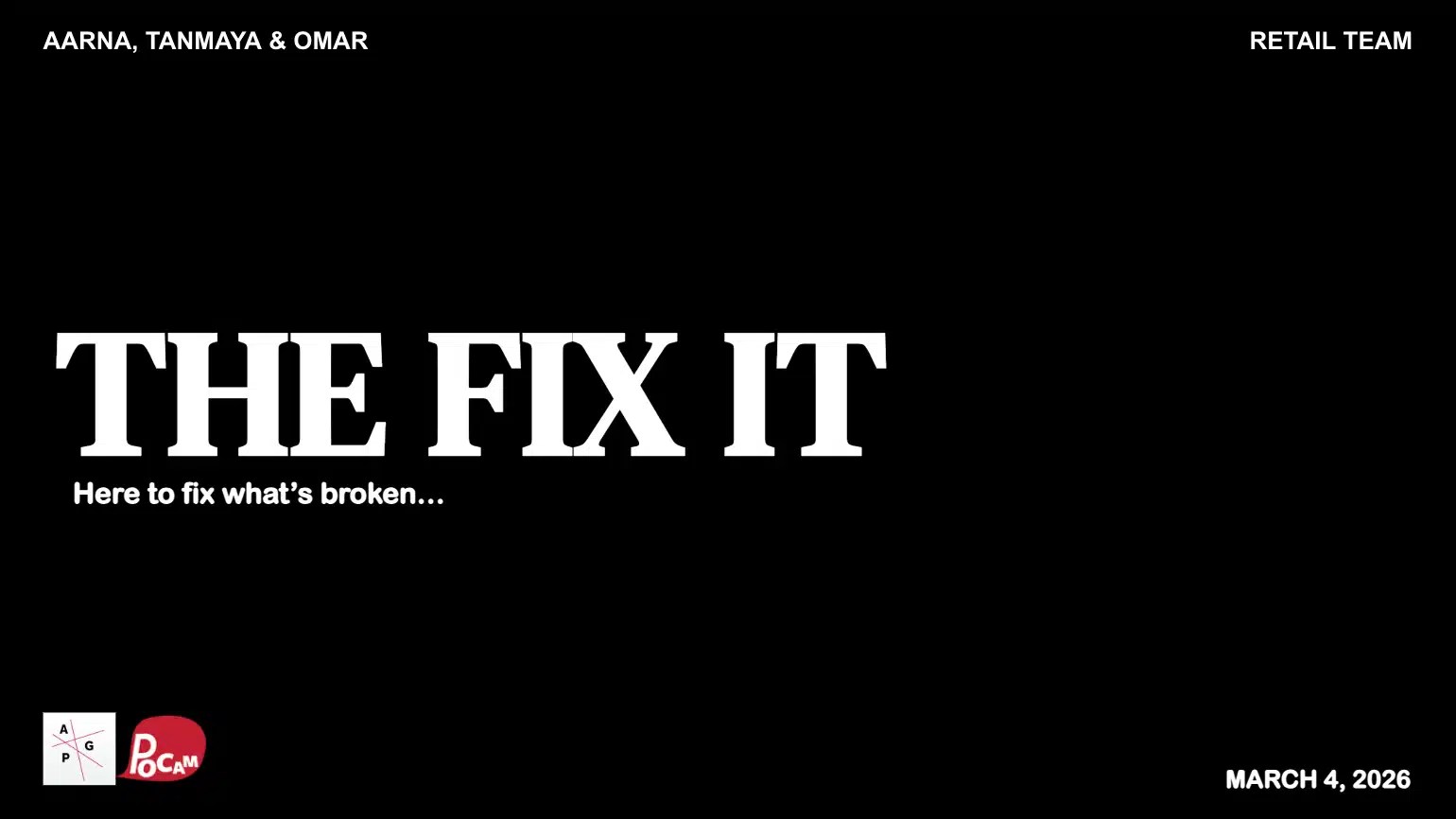 The Fix It