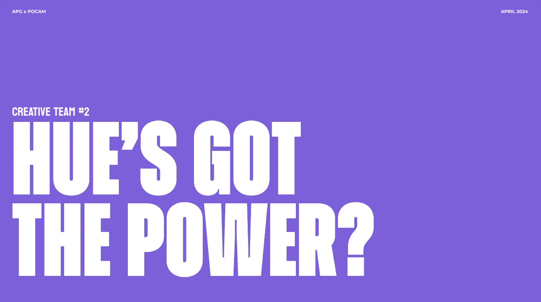 Hue's got the power?